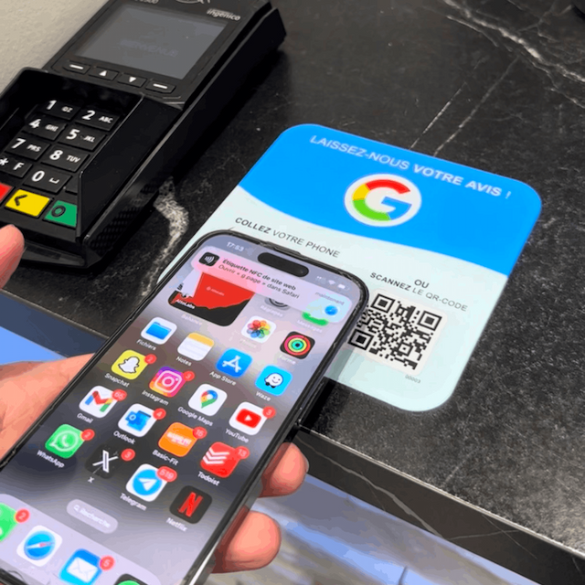 Plaque NFC principale