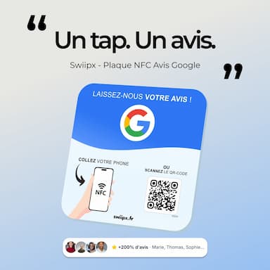 Plaque NFC Swiipx