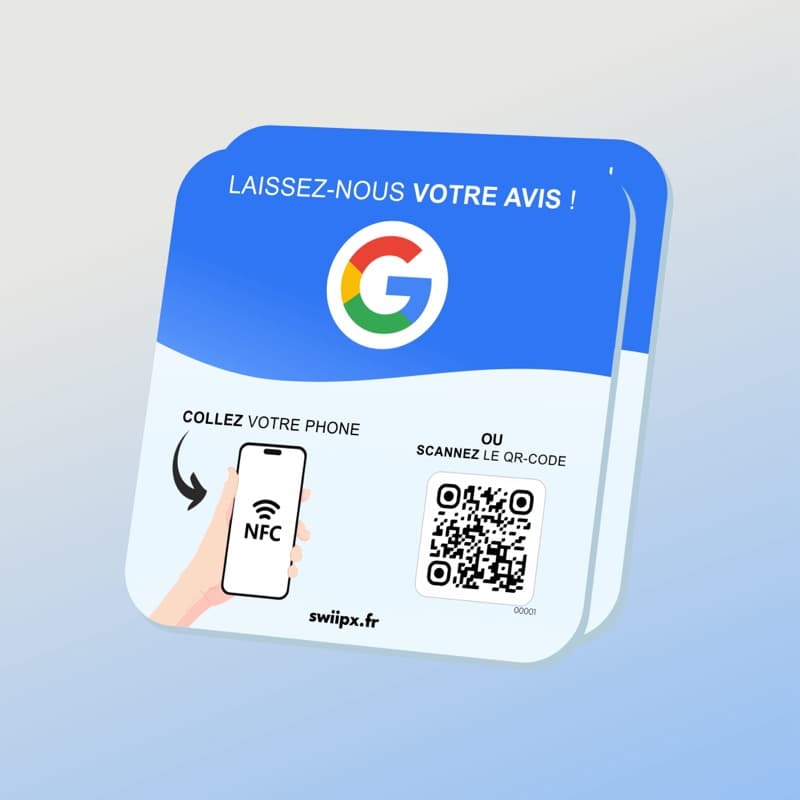 Pack Business — 2 Plaques NFC Swiipx