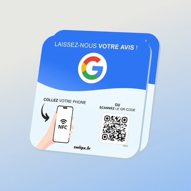 Pack Business — 2 Plaques NFC Swiipx